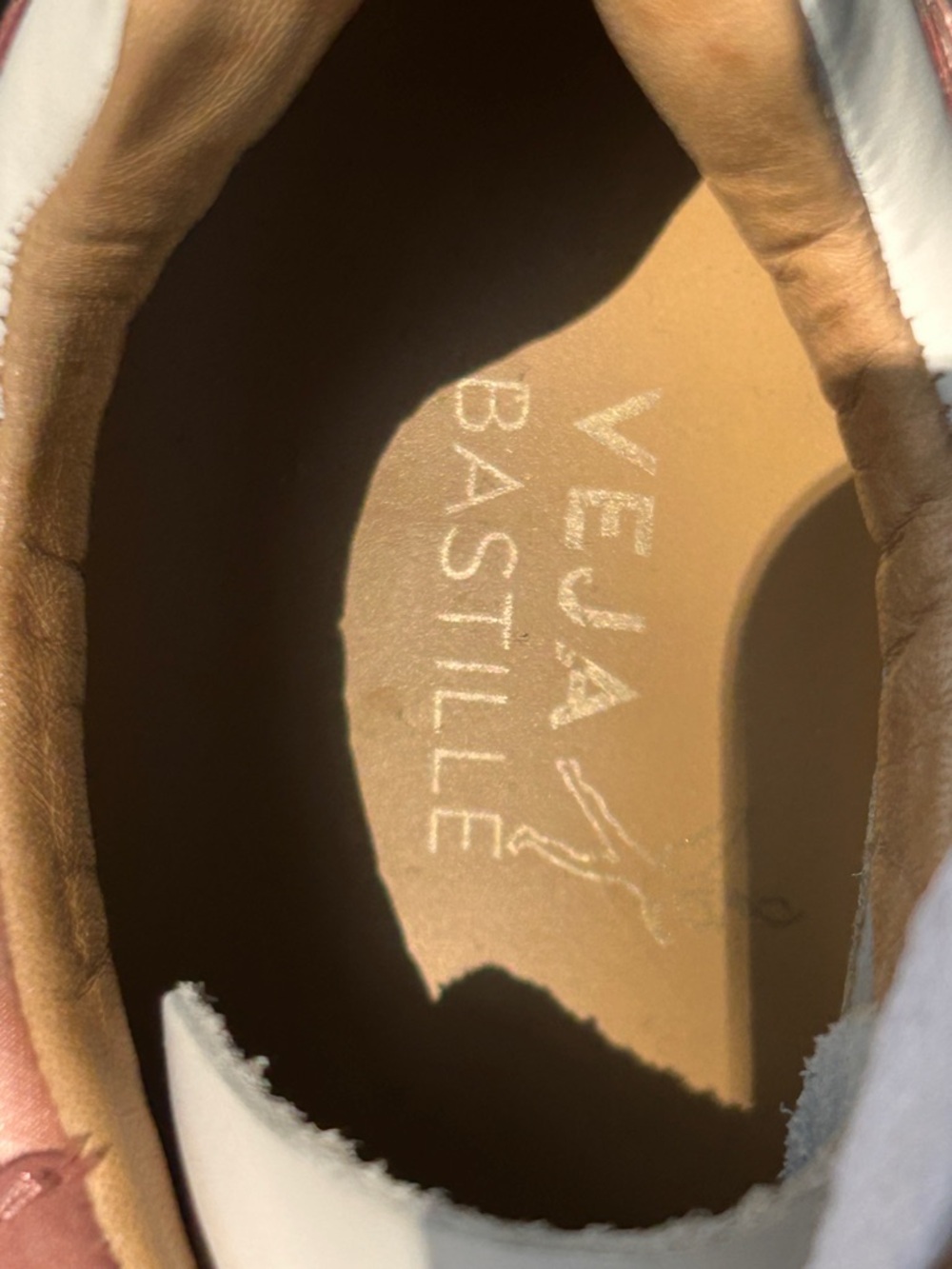 VEJA LEATHER/SATIN CASUAL SHOES - Picture 6 of 7